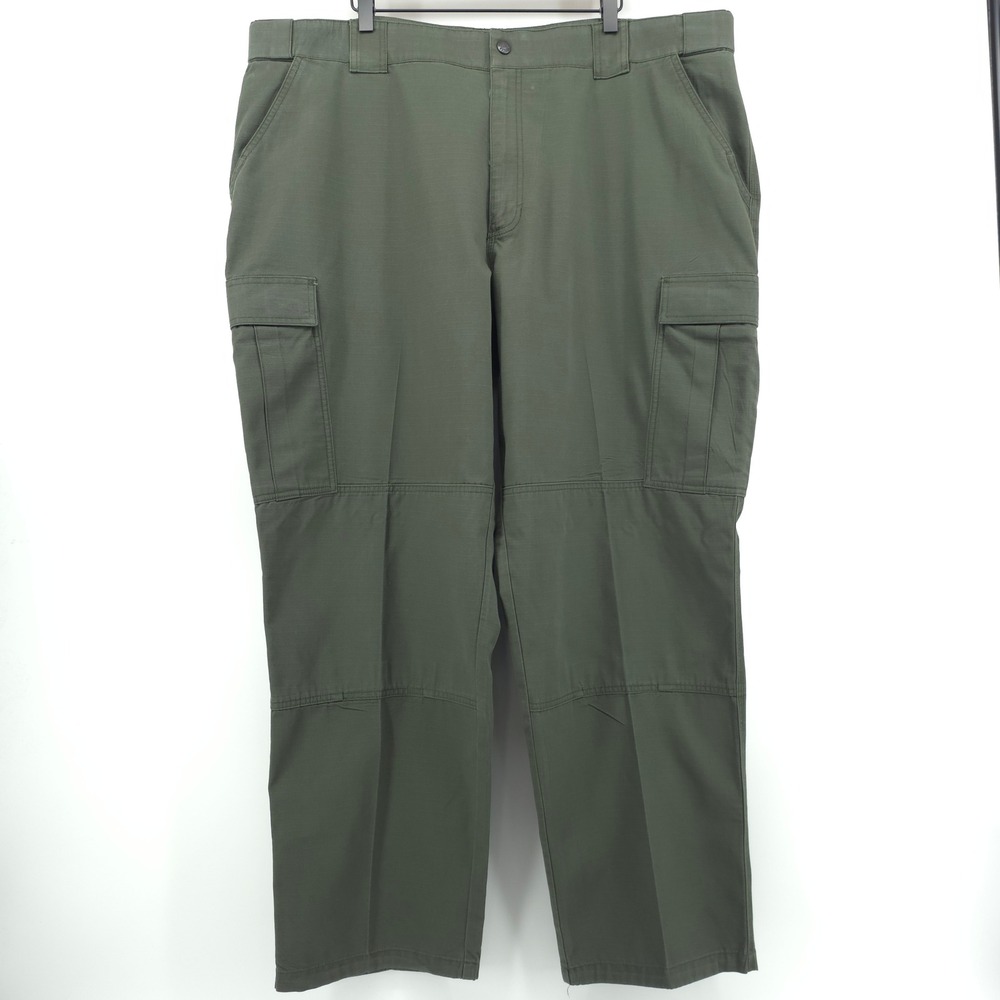 5.11 Tactical Mens Cargo Pants 3XL Regular Green Ripstop Workwear Utility